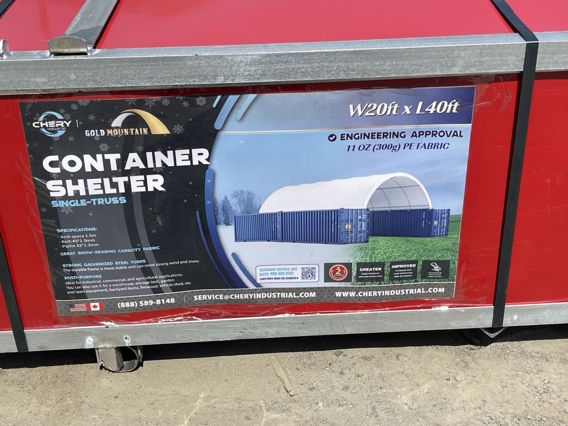 New Gold Mountain 20X40 Shelter Container (NY625E) - Image 2 of 5