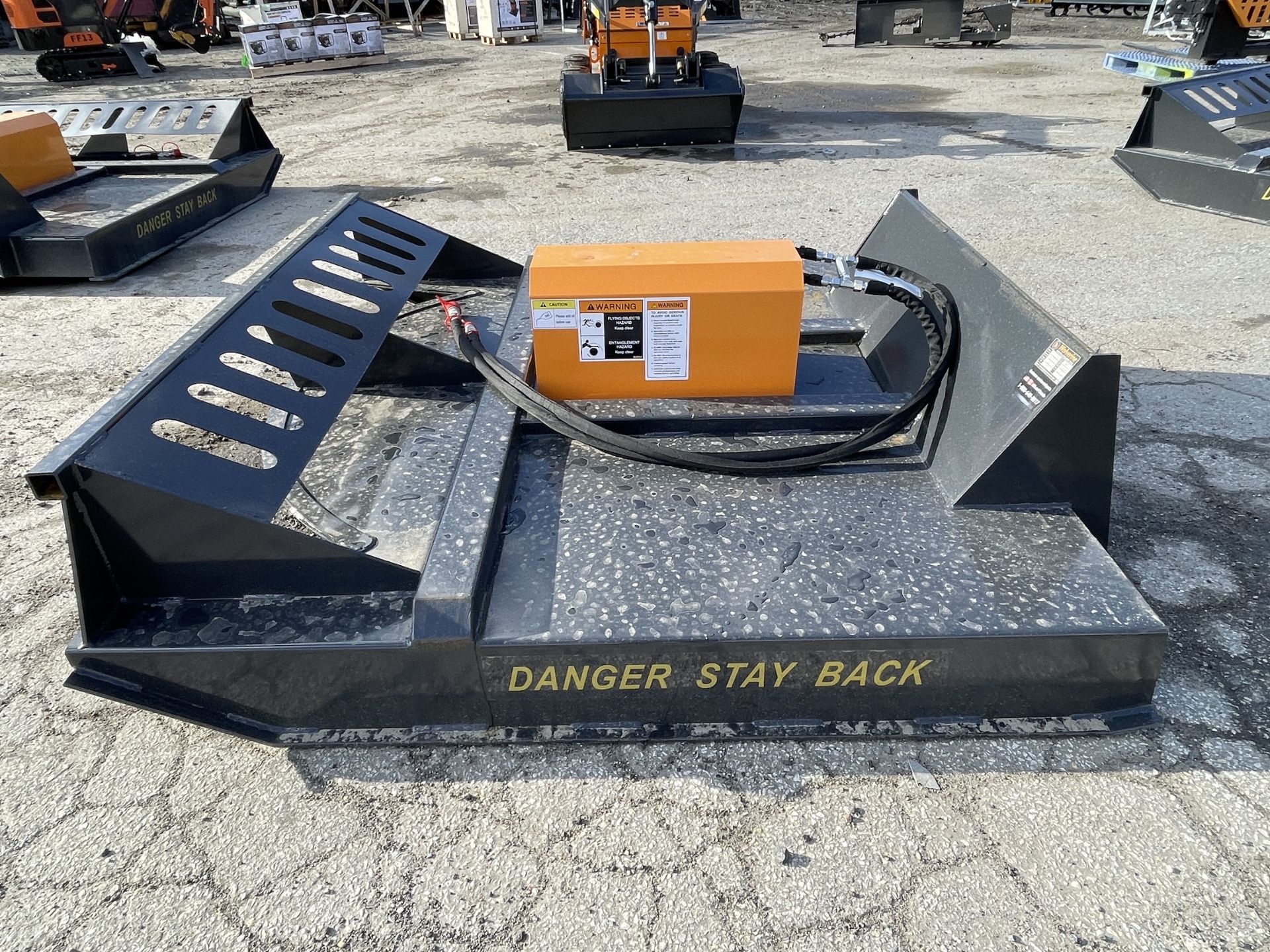 Brand New Wolverine 72" Skid Steer Brush Cutter Attachment (C424E) - Image 6 of 9