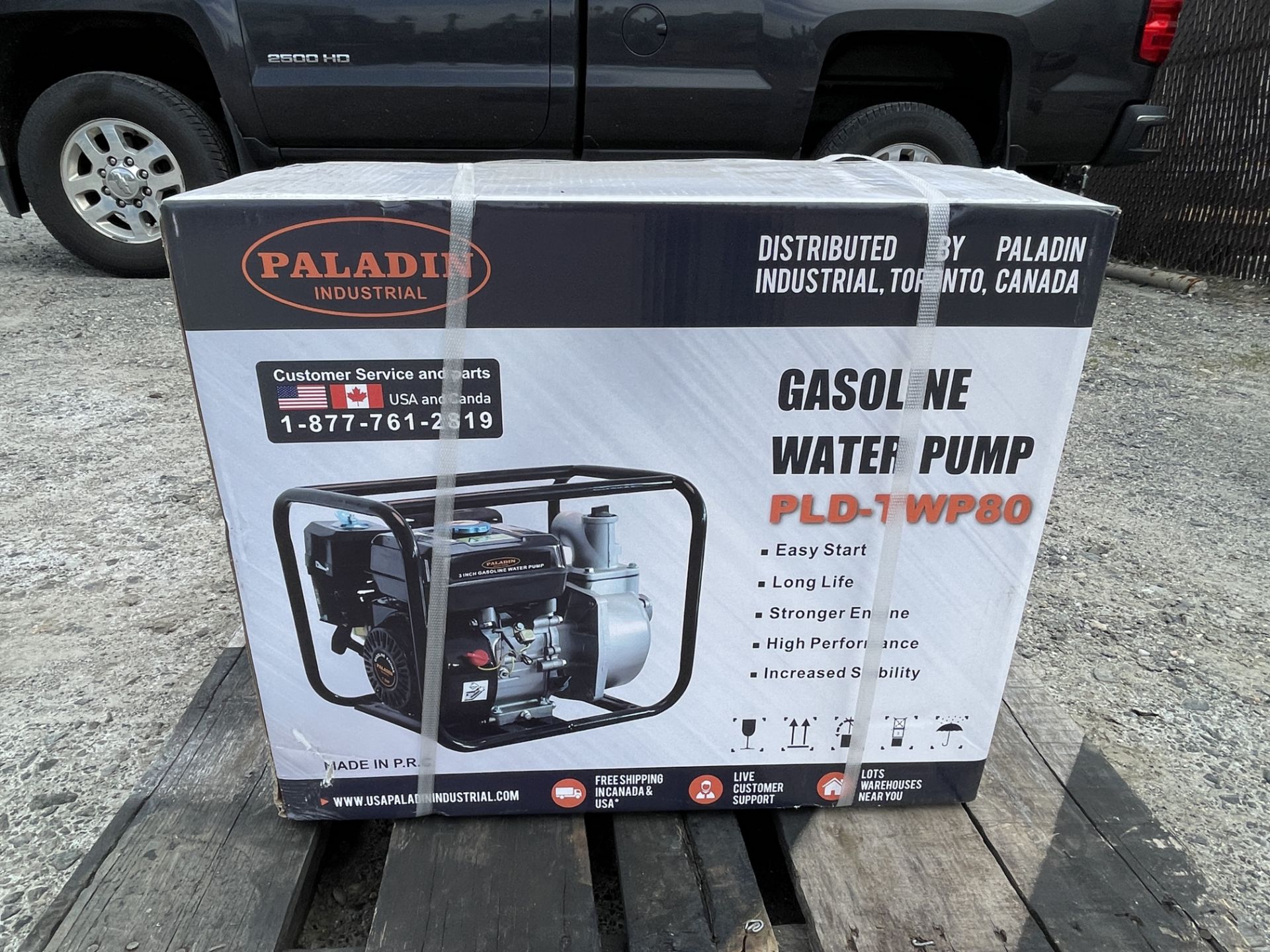 New Paladin Gasoline PLD-TWP80 Trash Pump (C495E)