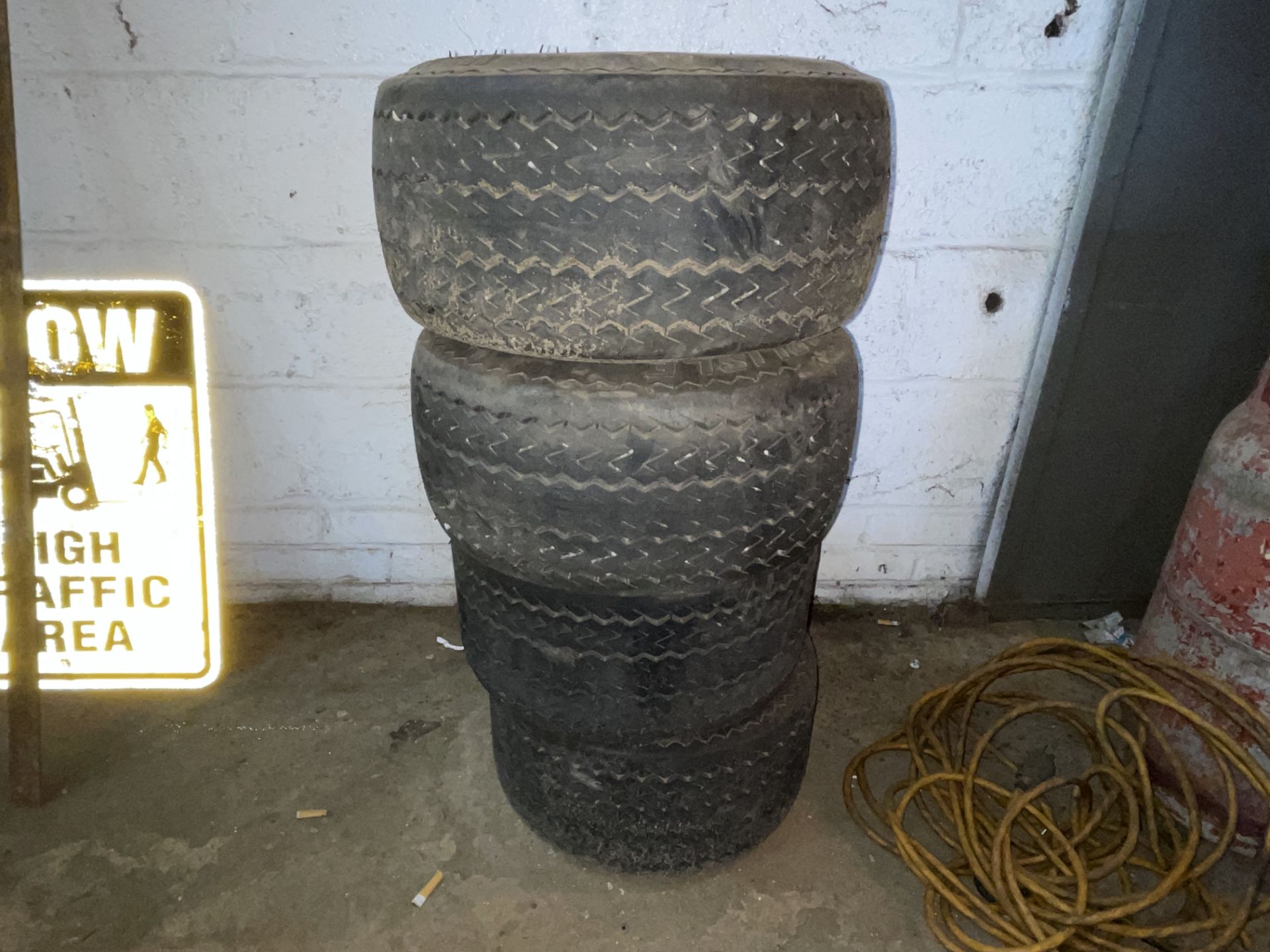 Set of 4 Golf Cart Tires and Rims (ES120) - Image 3 of 8