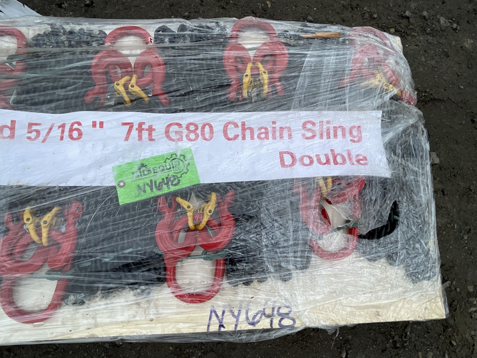 Brand New 5/16" 7ft G80 Double Chain Sling (NY648) - Image 4 of 5