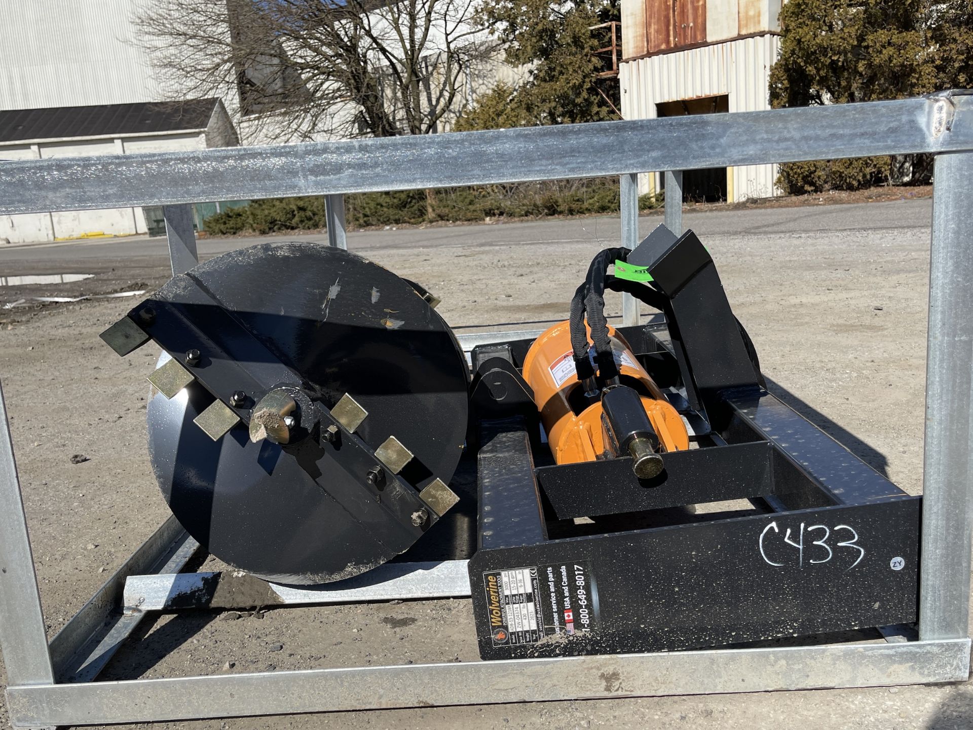 Brand New Wolverine Skid Steer Auger Attachment (C433E) - Image 2 of 7