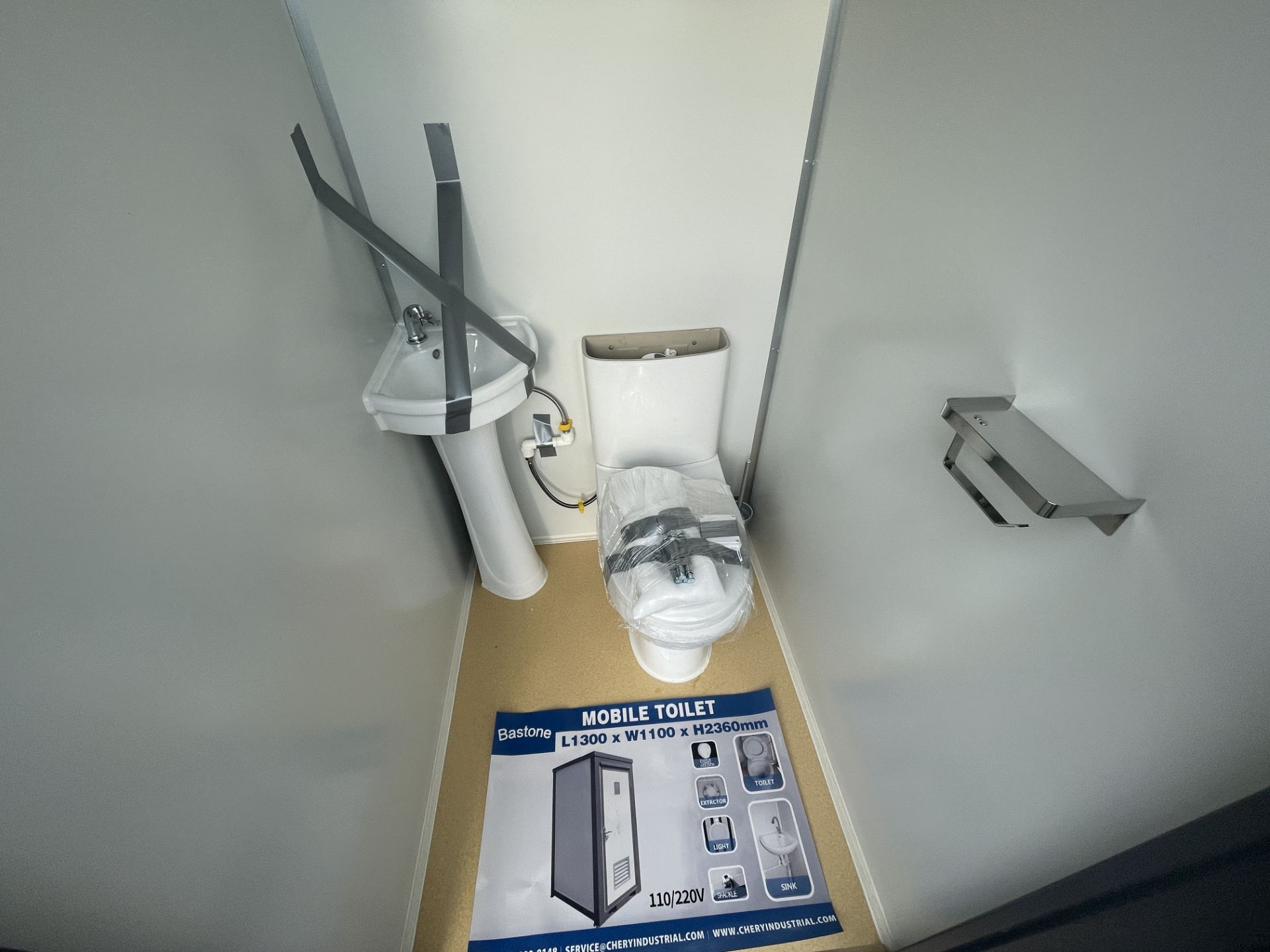 Brand New Bastone 110V Mobile Toilet (NY601E) - Image 4 of 15