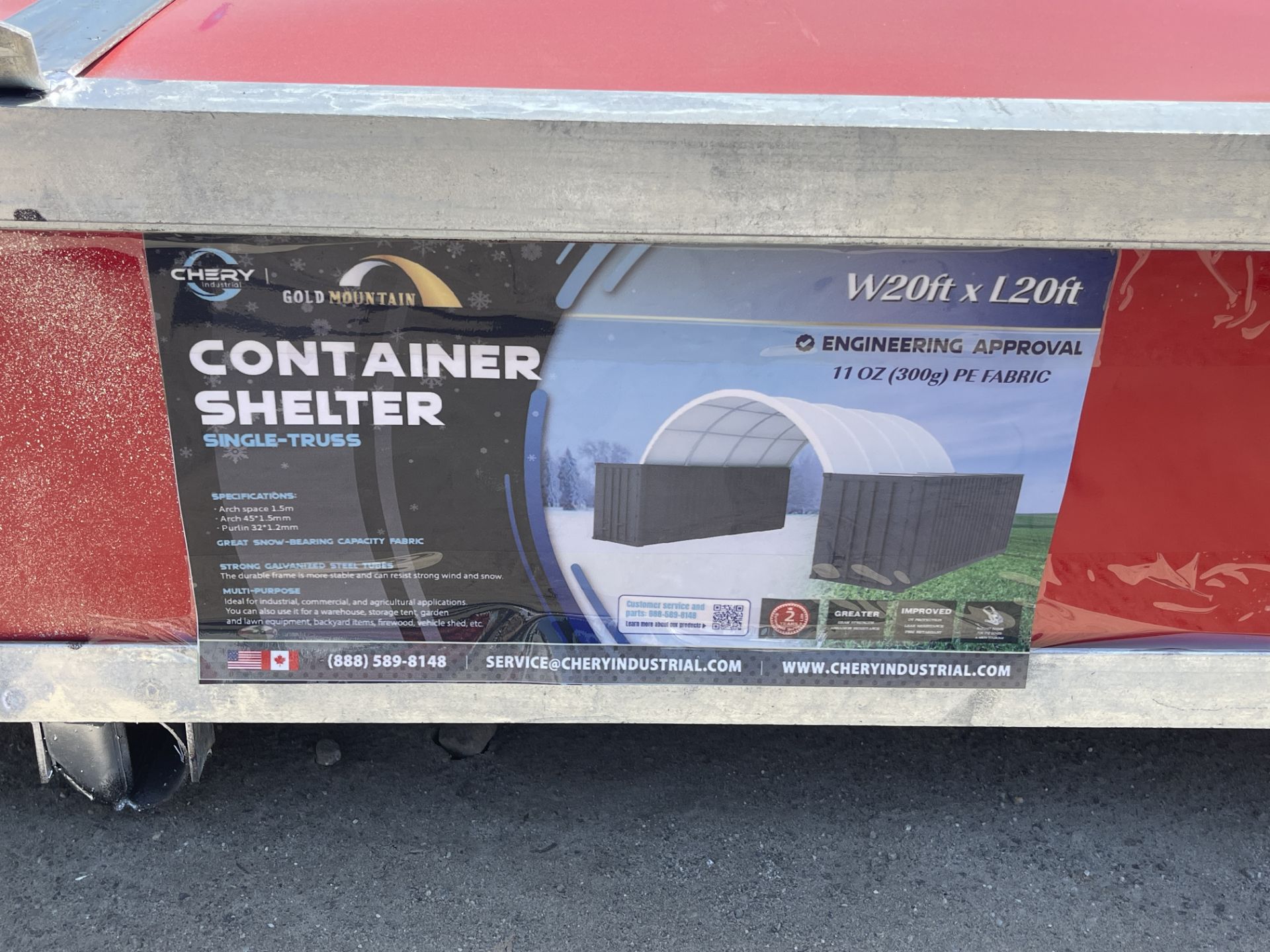 New Gold Mountain 20X20 Shelter Container (NY623E) - Image 2 of 5