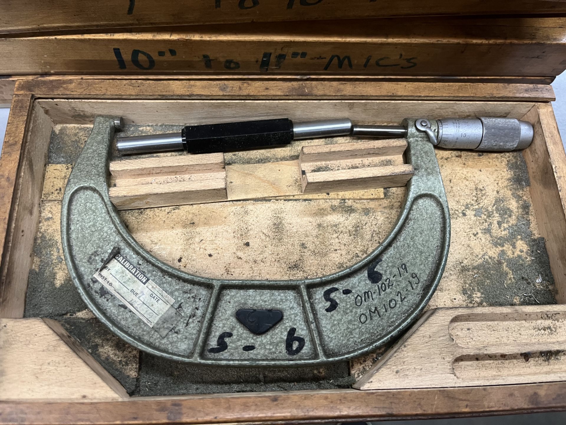 (9) OD Micrometer - (2) 4" to 5", (1) 5" to 6", (1) 6" to 7", (1) 7" to 8", (1) 8" to 9, (1) 9" t - Image 3 of 9