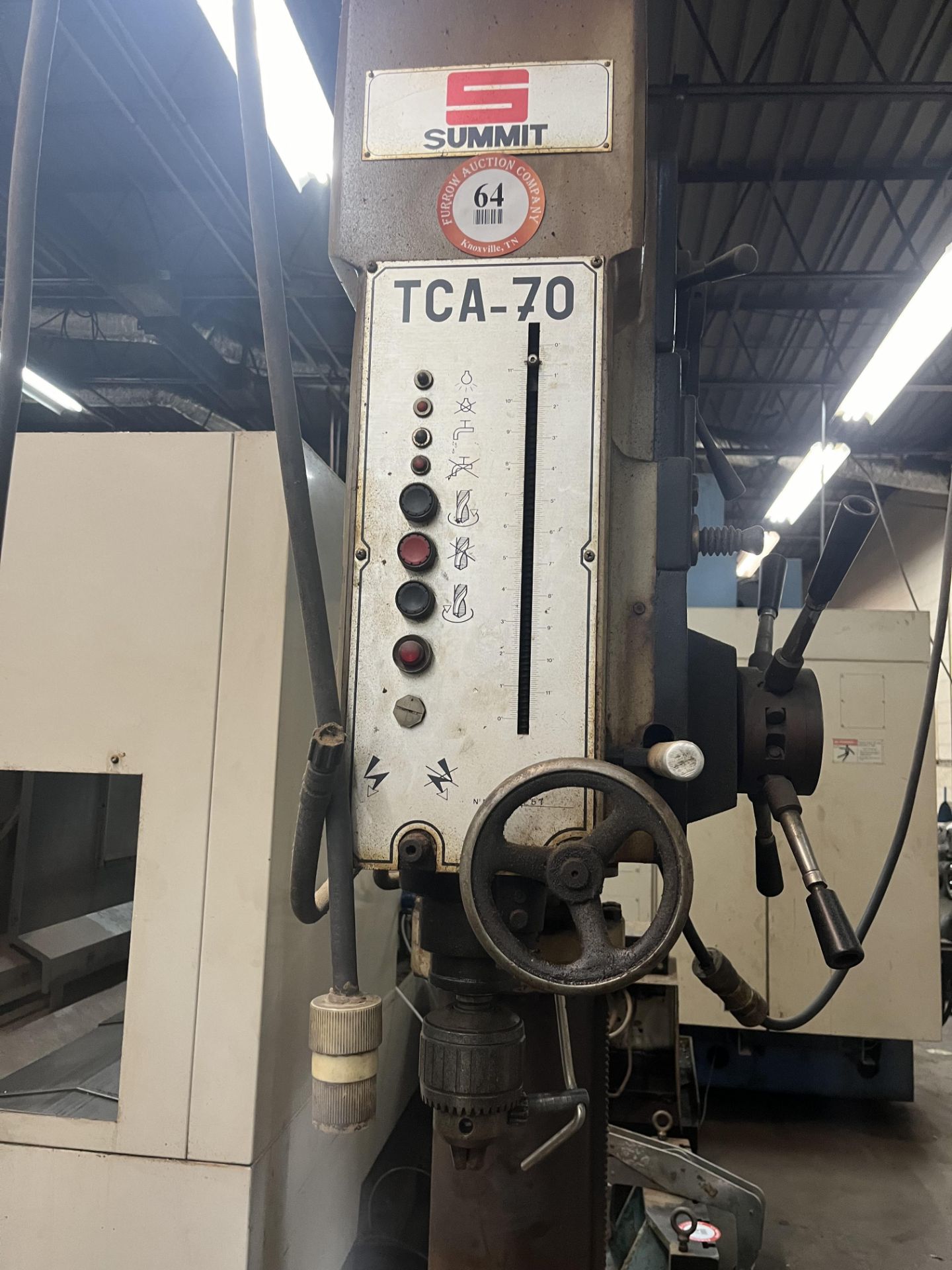 Summit Series TCA-70, Model 5XHD Vertical Drill Press/Tapping Machine, with Auto Feed, S/N 257 - Image 2 of 4