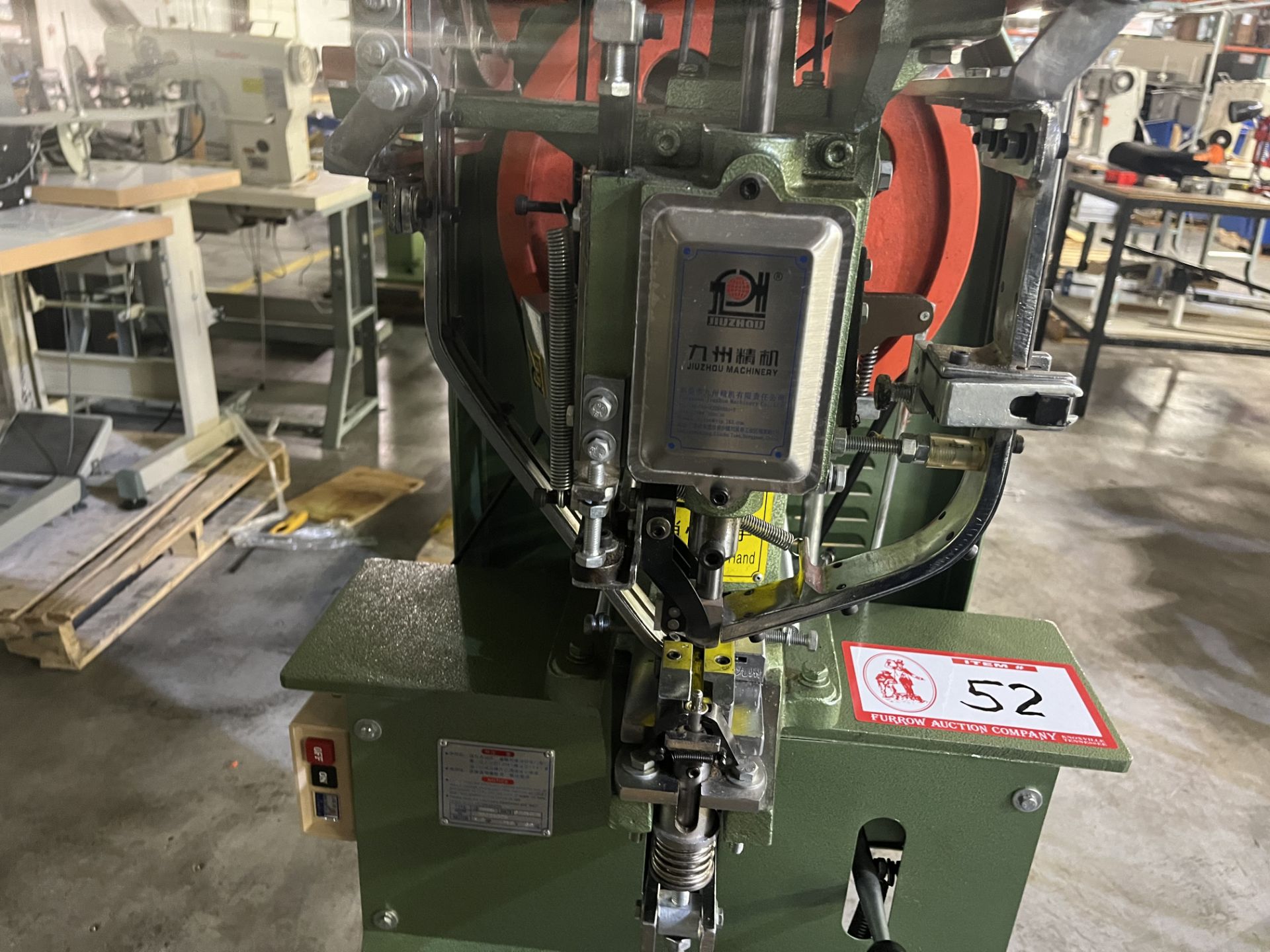 Jiuzhou Machinery Model JZ-989M Automatic Riveting Machine in Good, Working Condition S/N - Image 4 of 6