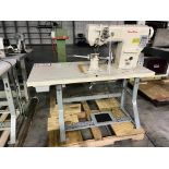 Sunstar Sewing Machine, Post, Auto Foot Lift Model KM-968-7D in Good, Working Condition S/N