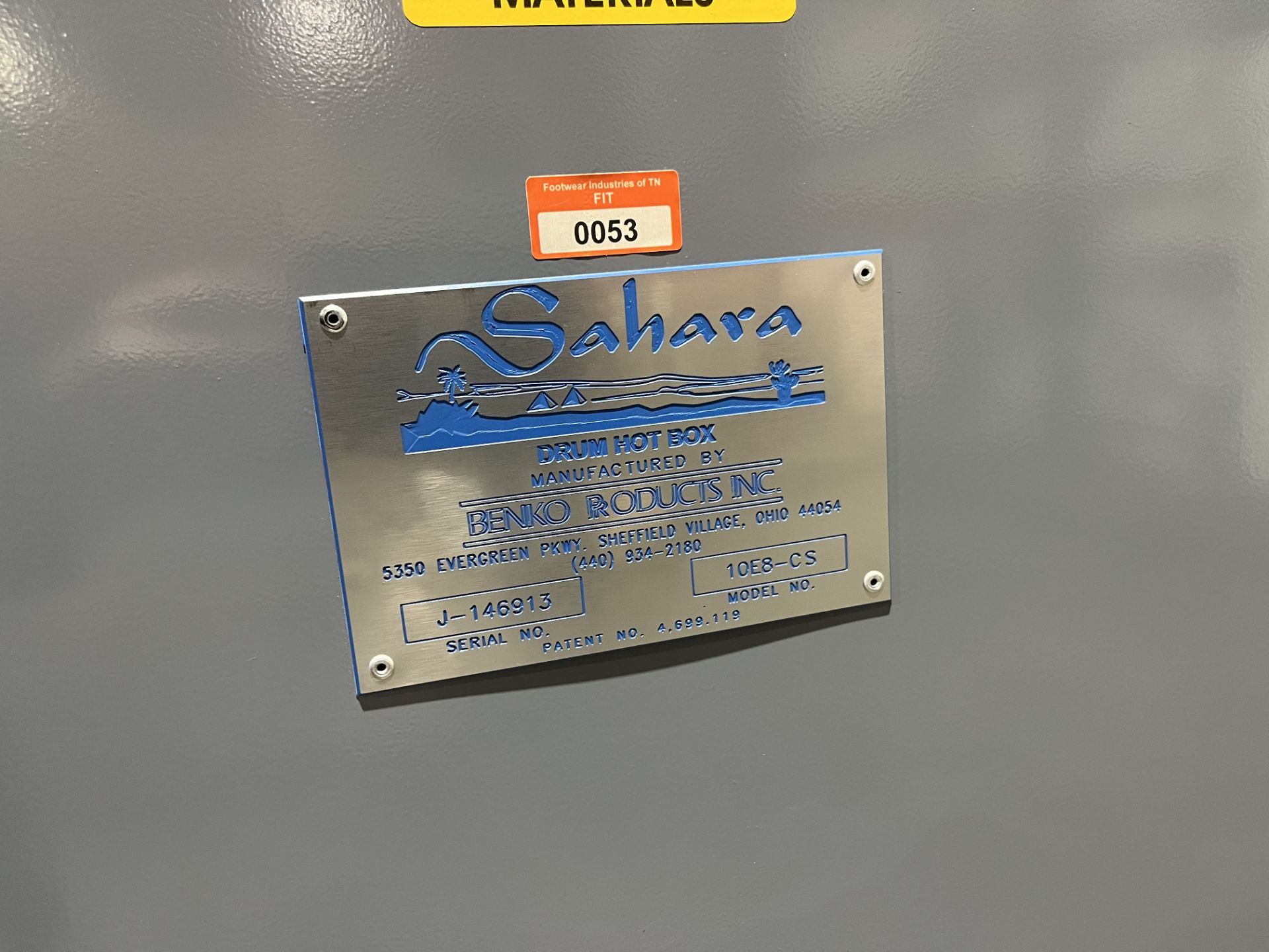 Sahara model 10E8-CS electric hot box barrel warmer S/N J146913 - Image 4 of 7