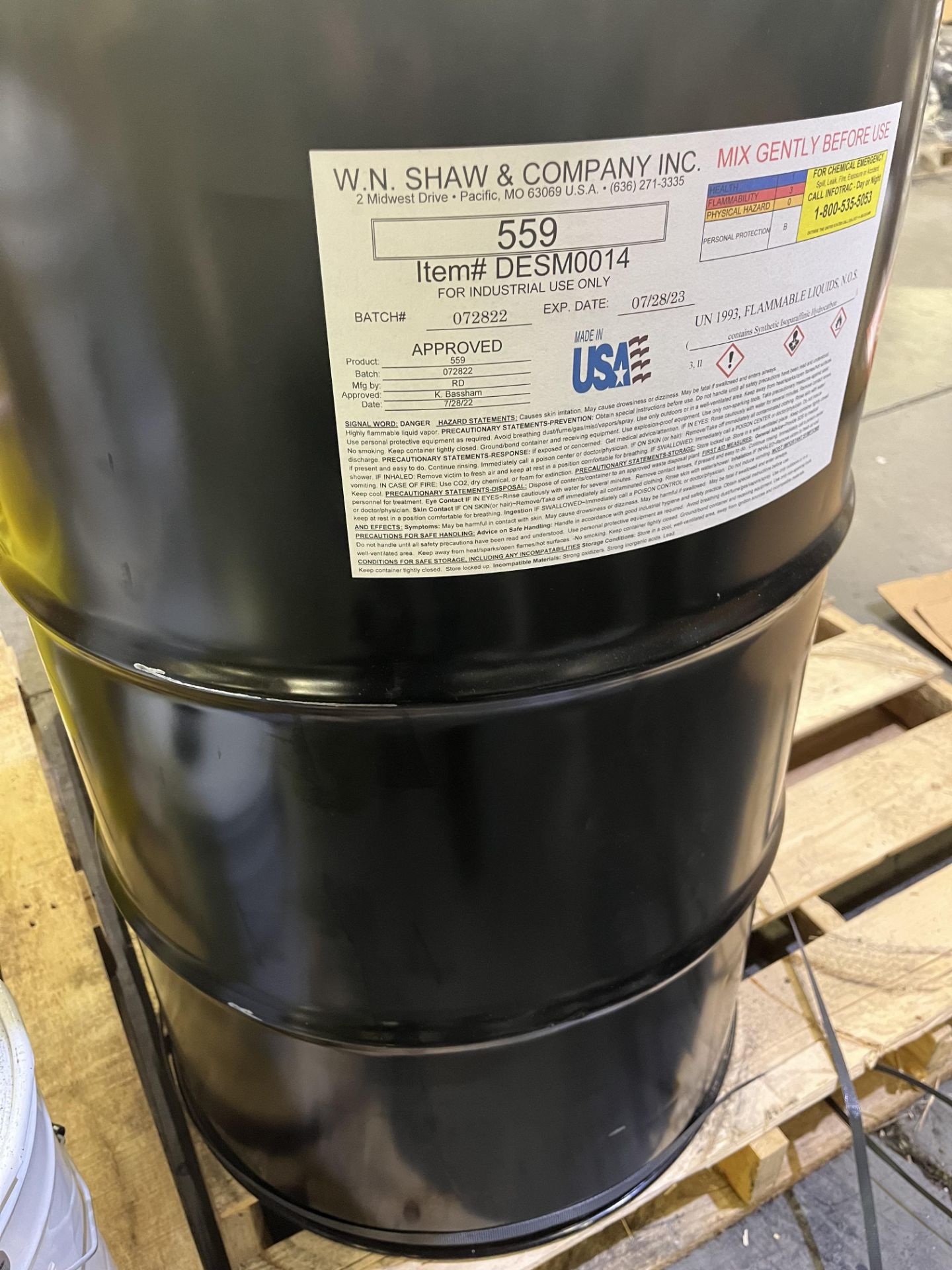 (2) 50-gallon drums of mold release agents - Image 6 of 6