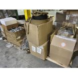 Contents of (2) pallets - (1) pallet of binding material assorted colors, (1) pallet of reinforced