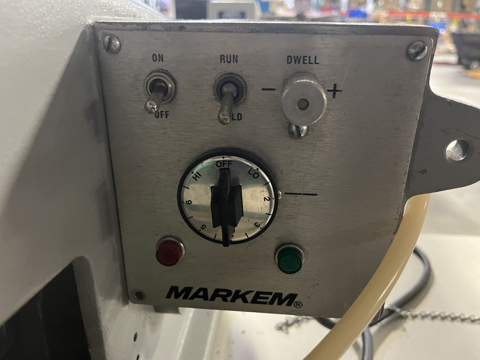 Pamco Markem 250 Foil embosser S/N 800976, in Good, Working Condition, Weight = 313 lbs, with - Bild 3 aus 10