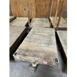 Pair of 4 Wheel Lumber Carts