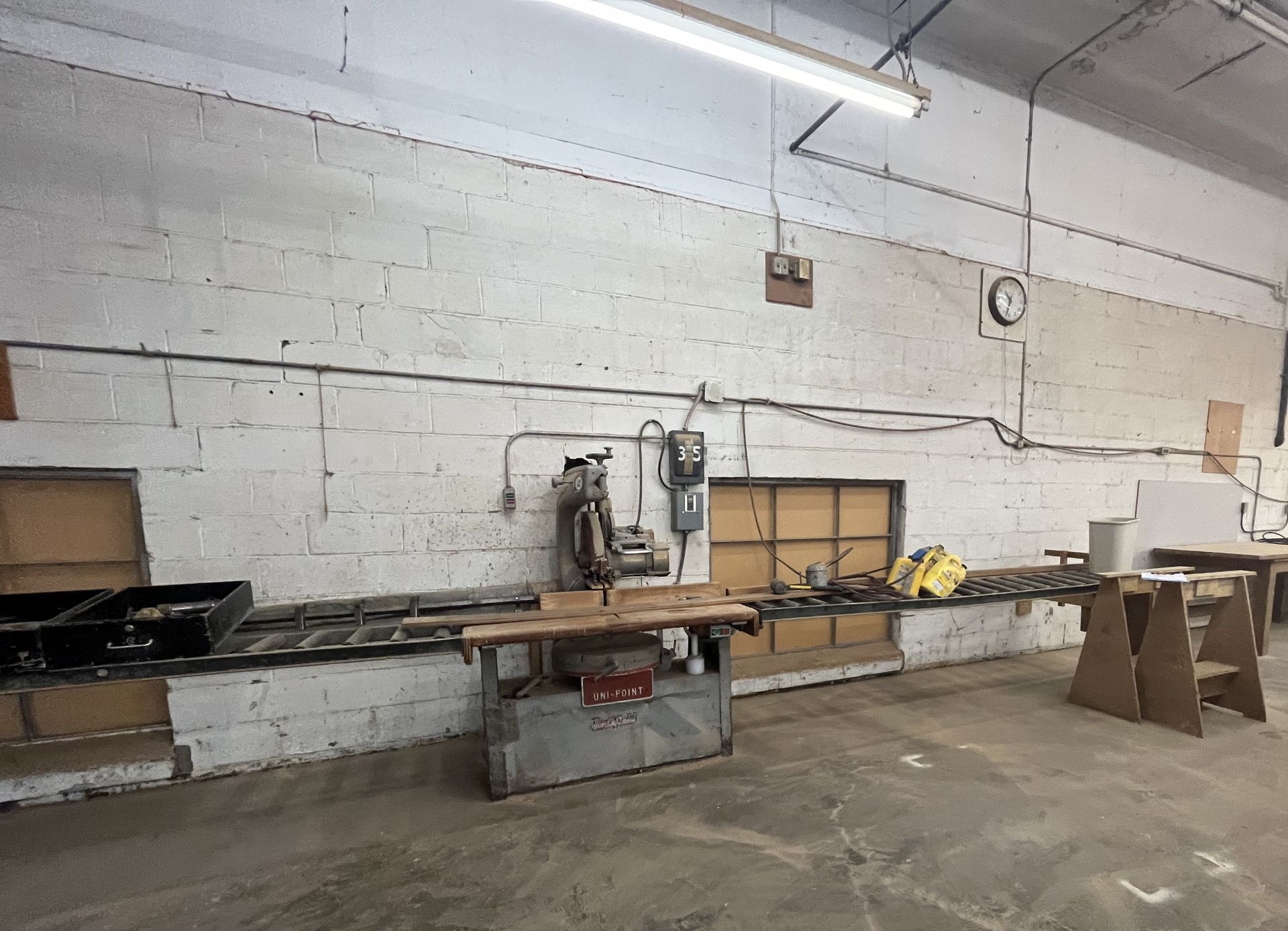 Northfield UNI-POINT Radial Arm Saw, Size X36AF, S/N 6610 14C, 16" Diameter Blade, 7.5 HP, 3480 - Image 3 of 5