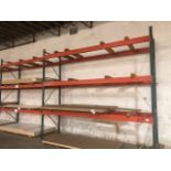 5 Sections of Pallet Racking - (4) 10' x 42" x 12" and (1) 13' x 42" x 12"