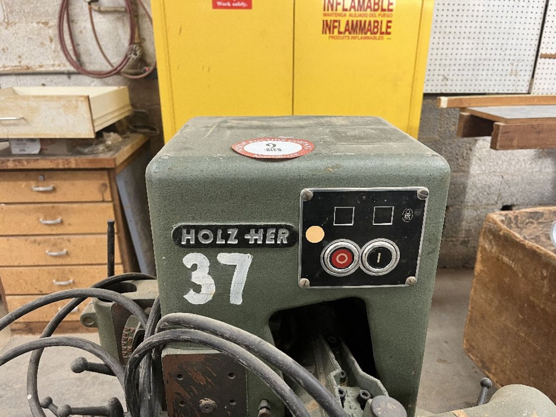 Holz-Her KM Reich Edge Trimmer Type UF362, S/N 3393, 240v/3 phase - Image 2 of 2