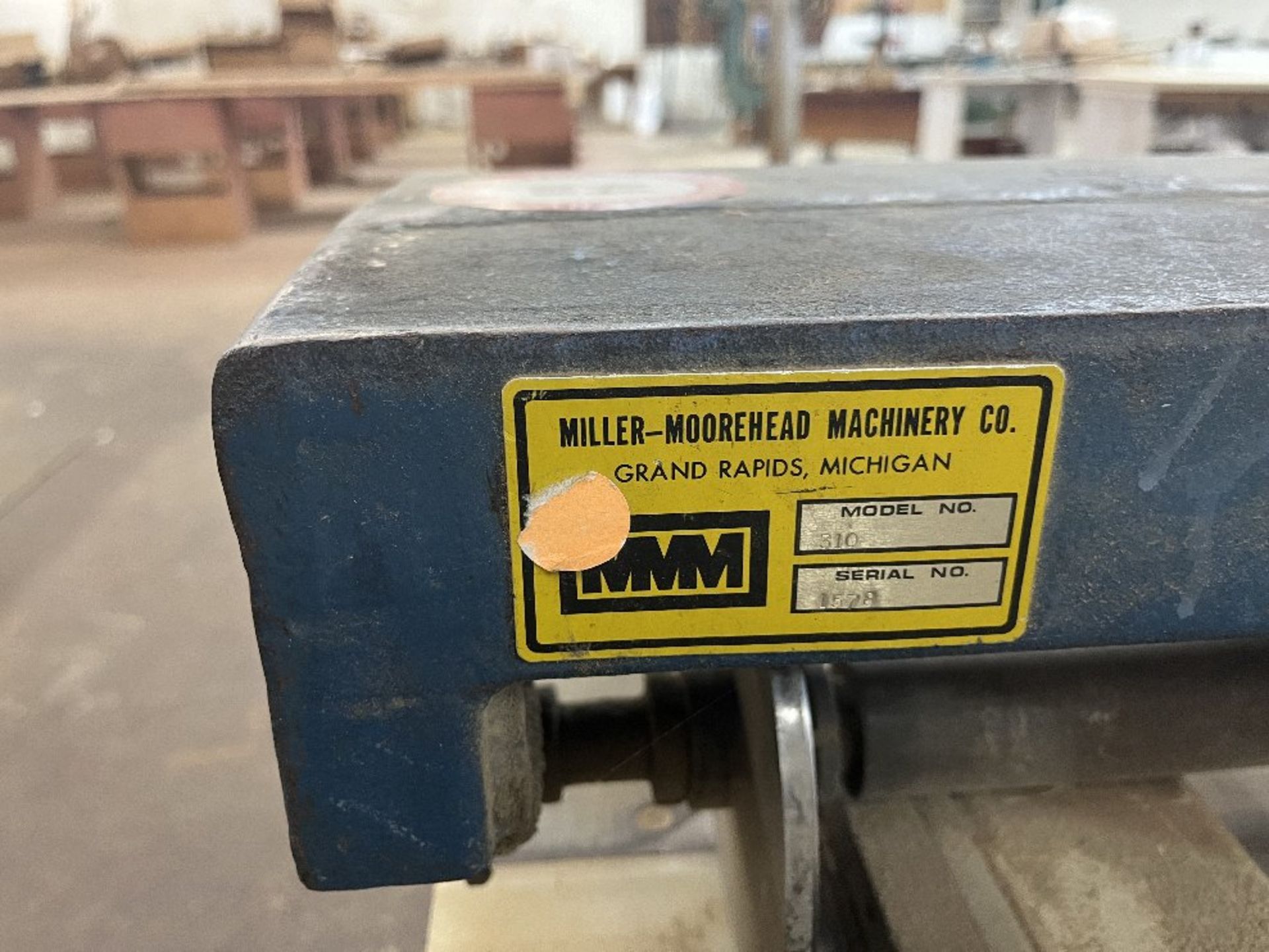 Miller Moorehead Machinery Plastic Slitter, Model 310, S/N 1578, 30" Wide Capacity, with Base - Image 3 of 3