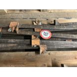 Ten 48" Adjustable Wood Clamps
