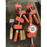 Four Bessey Corner Clamps