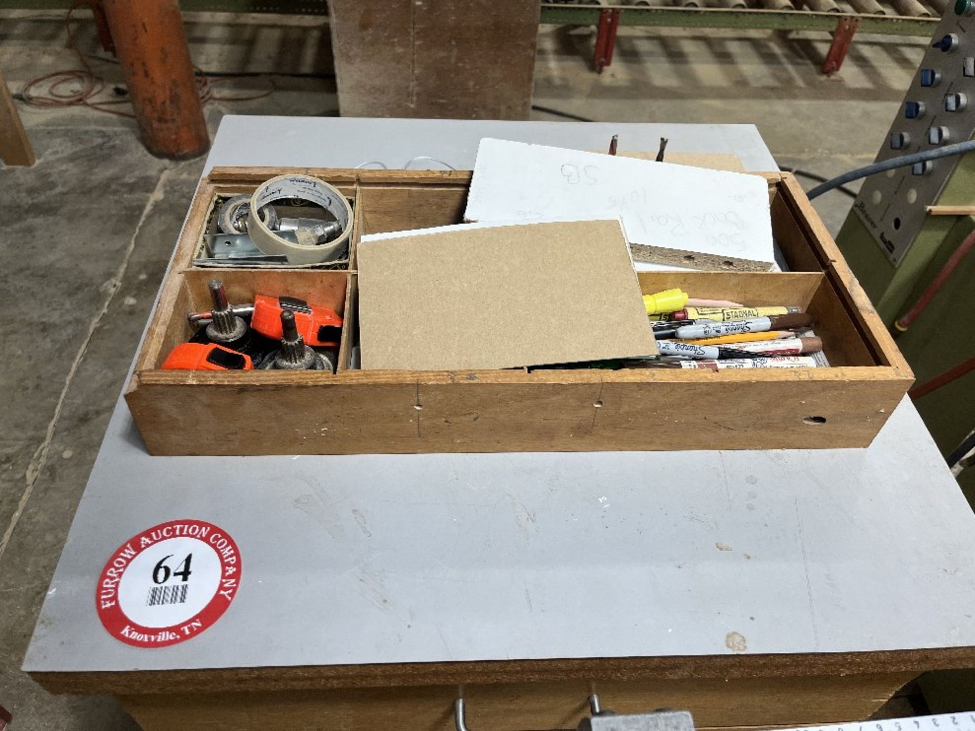 Wooden Cabinet on Casters plus Contents - Tooling for Biesse Beaver, Screws, Fasteners, etc. - Image 2 of 2