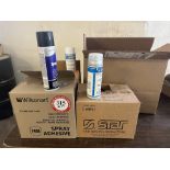 Assorted Aerosol Cans, Spray Adhesive, Scratch Remover, Sanding Sealer