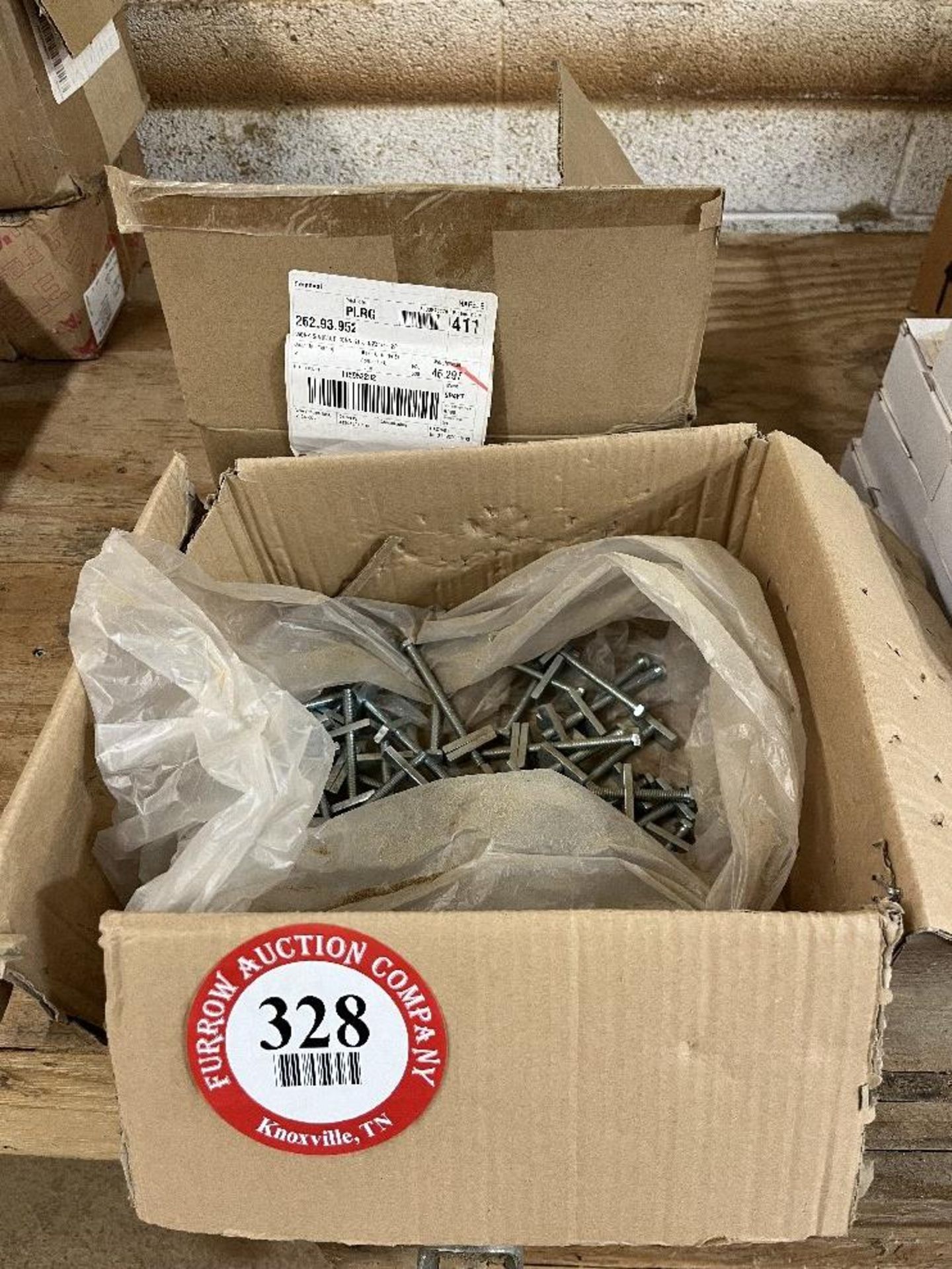 Contents of 2 Boxes of 3.5" Bolts, etc.