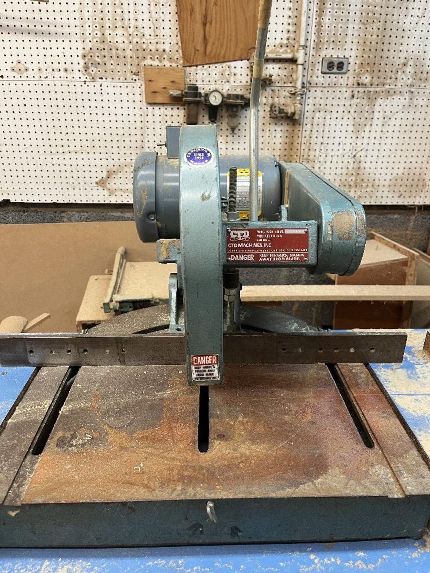 CTD Machines Model M25 Miter Saw, 240v/3 phase