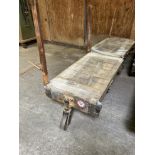 Pair of 4 Wheel Lumber Carts