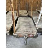 Pair of 4 Wheel Lumber Carts