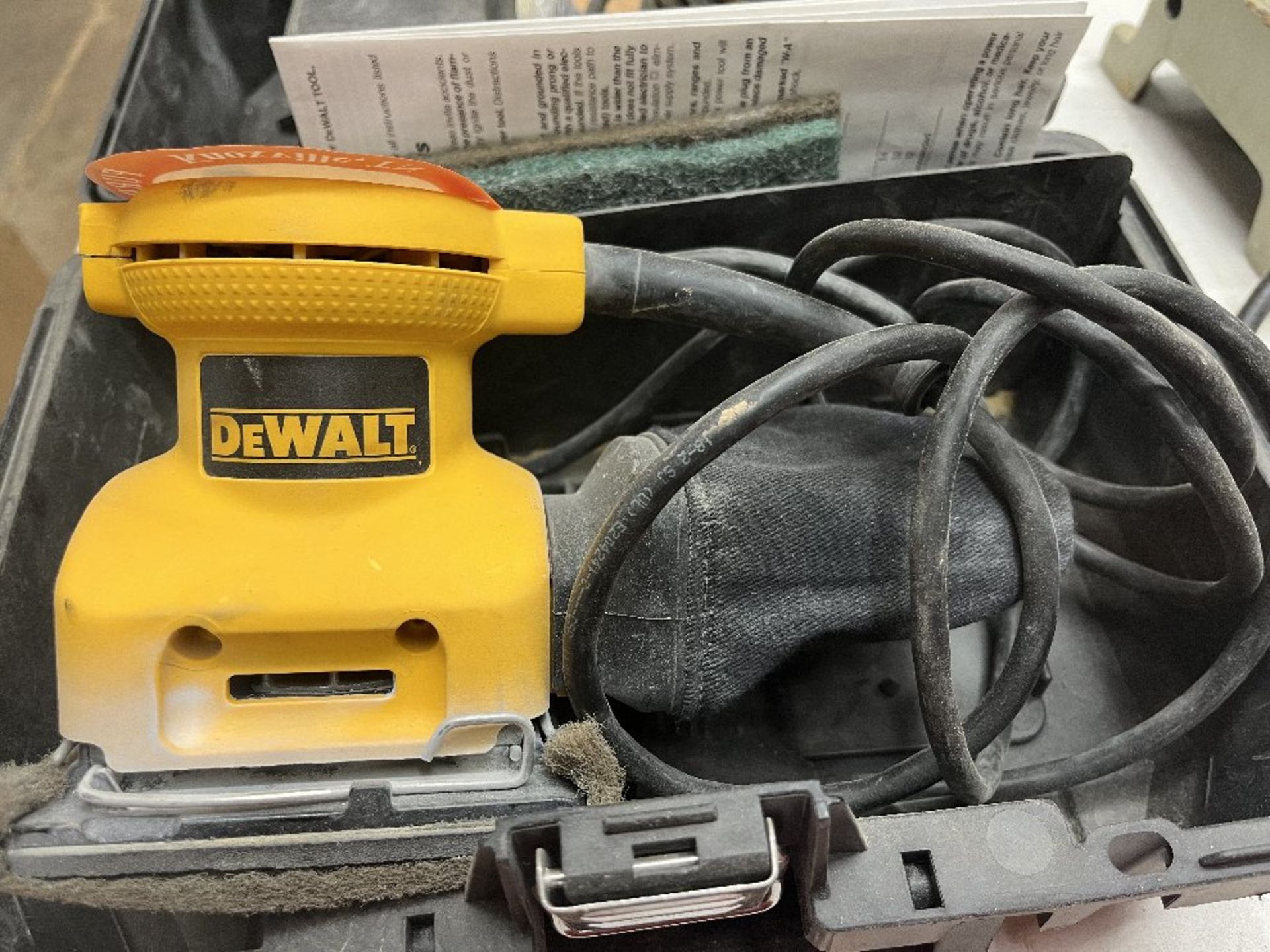 One Dewalt DW411 Palm Sander & One Dewalt DW422 Palm Sander - Image 2 of 3