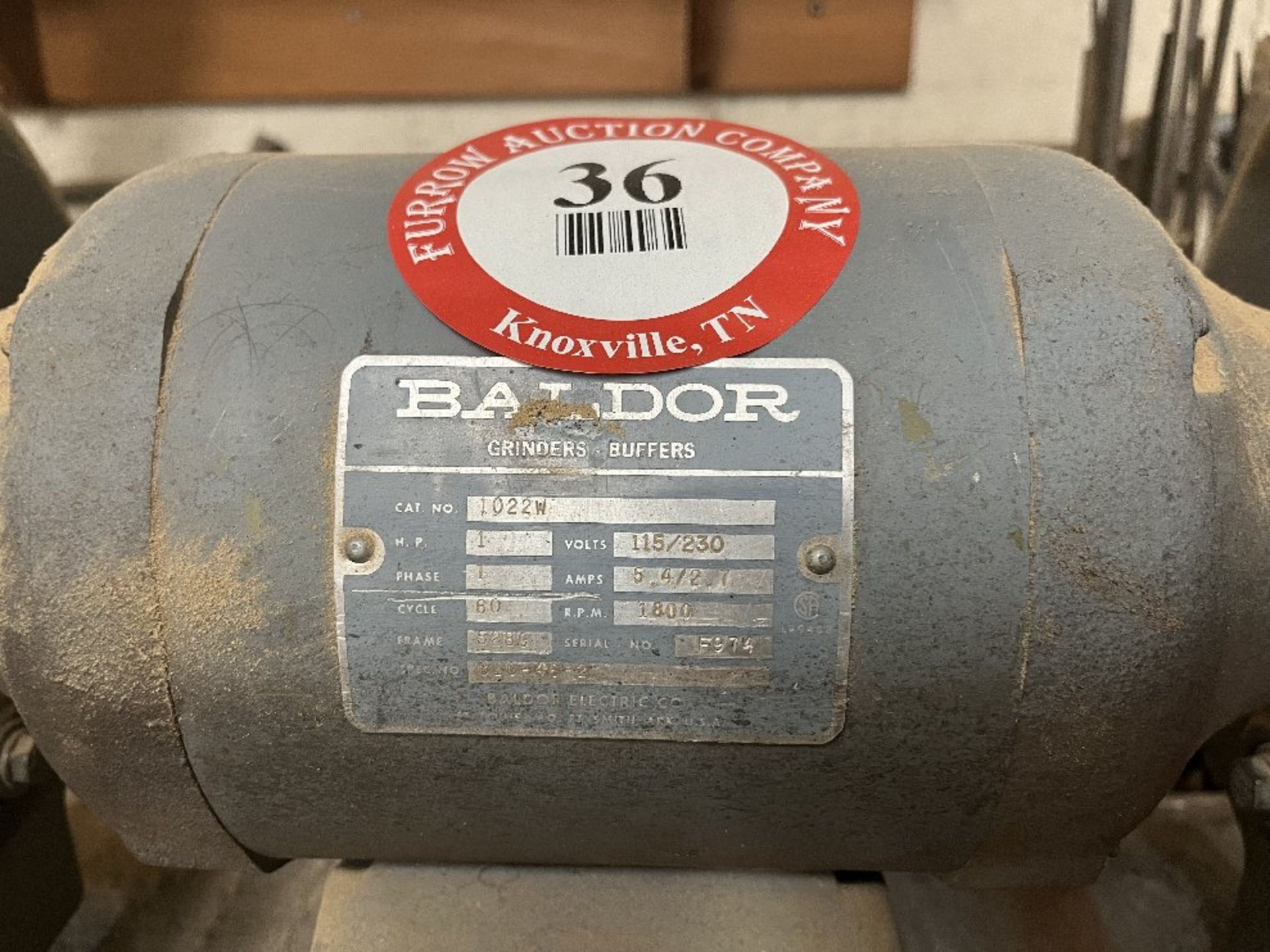 Baldor Bench Grinder, 1 HP - Image 2 of 3