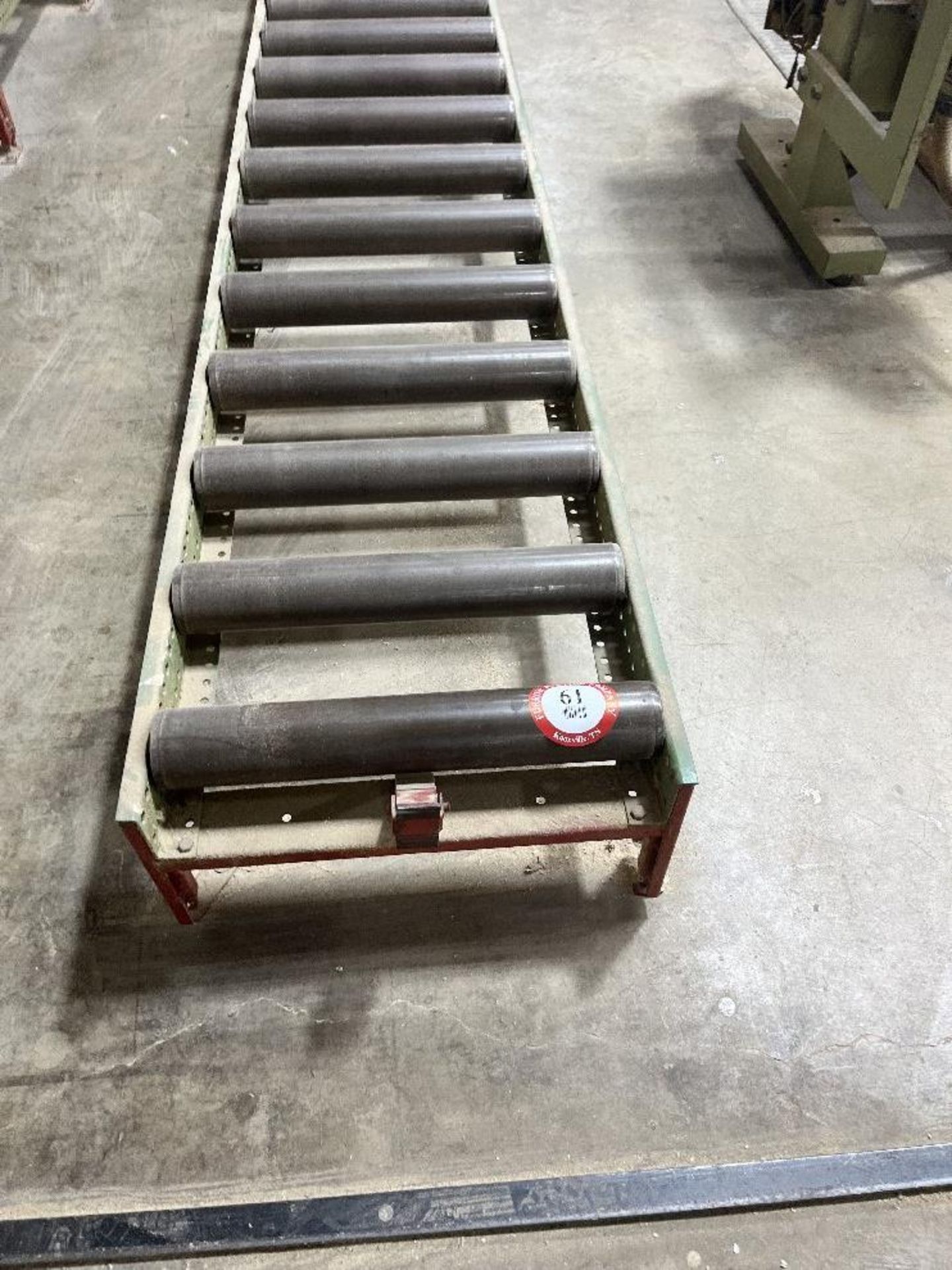 Two Section 10' x 16" Roller Conveyor