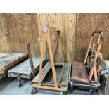 Two Metal Plywood Carts