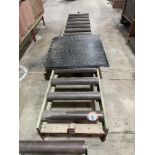 Three Sections 118" x 19.5" Roller Conveyor