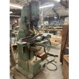 Wysong & Miles #284 Mortising Machine, 42" x 8" Work Table