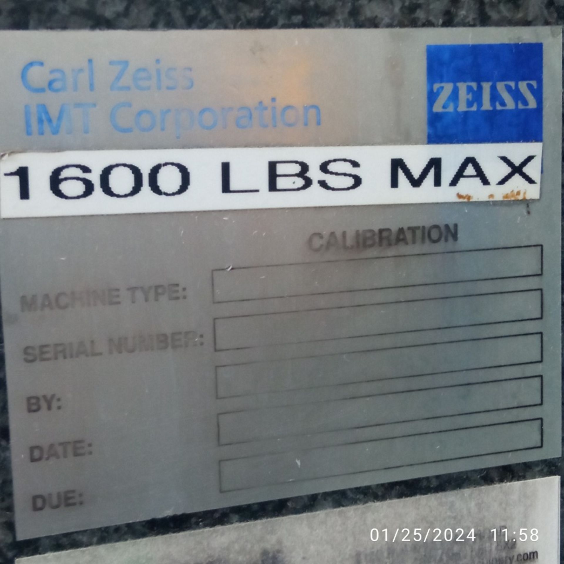 ZEISS CMM CO-ORDINATE MEASURING MACHINE MODEL ECLIPSE 2840-24 C/W CALYPSO 5.4 - Image 9 of 12