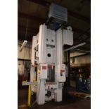 250 TON PACIFIC HYDRAULIC PRESS MODEL 250M-42-42, 18" STR., 33" D.L., CUSHION, NEW 1977, REFURBISHED