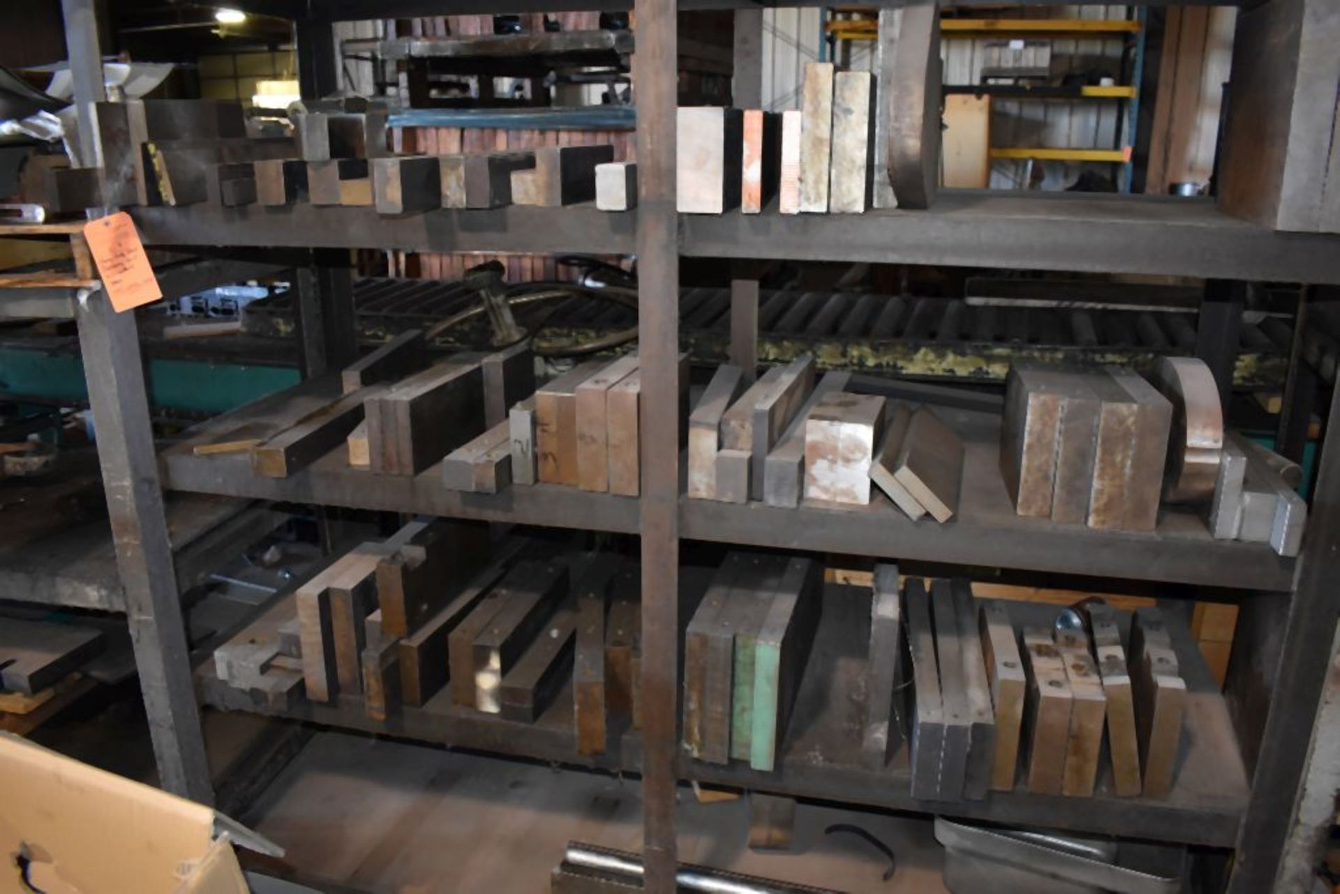 HEAVY DUTY STEEL SHELVING UNIT WITH CONTENTS - STEEL, 79"L x 29"D x 74"H - Image 2 of 3