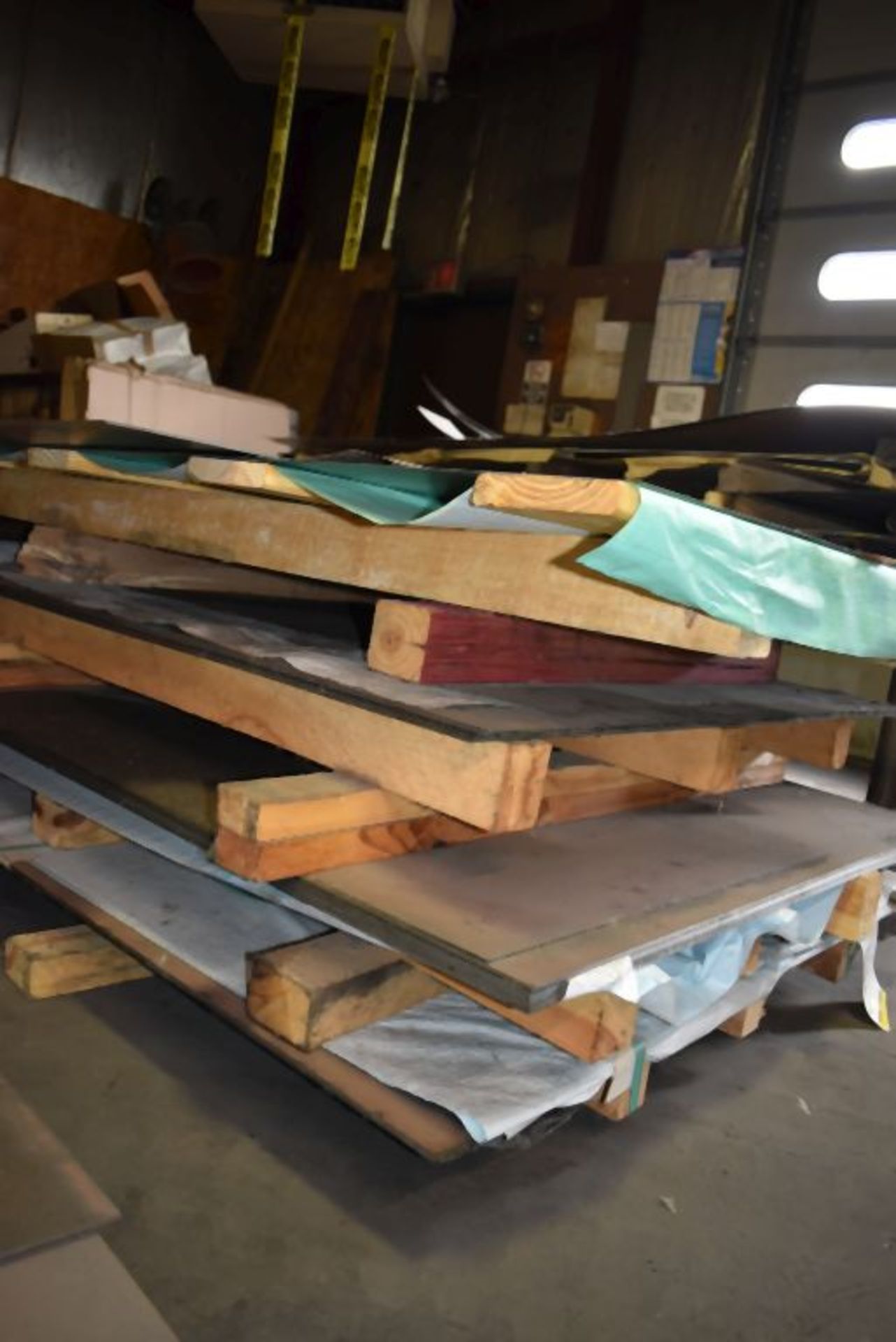 LARGE STACK OF COLD ROLLED STEEL - MOSTLY 16 GAUGE, SOME ARE 14 AND 20 GAUGE - Image 2 of 2