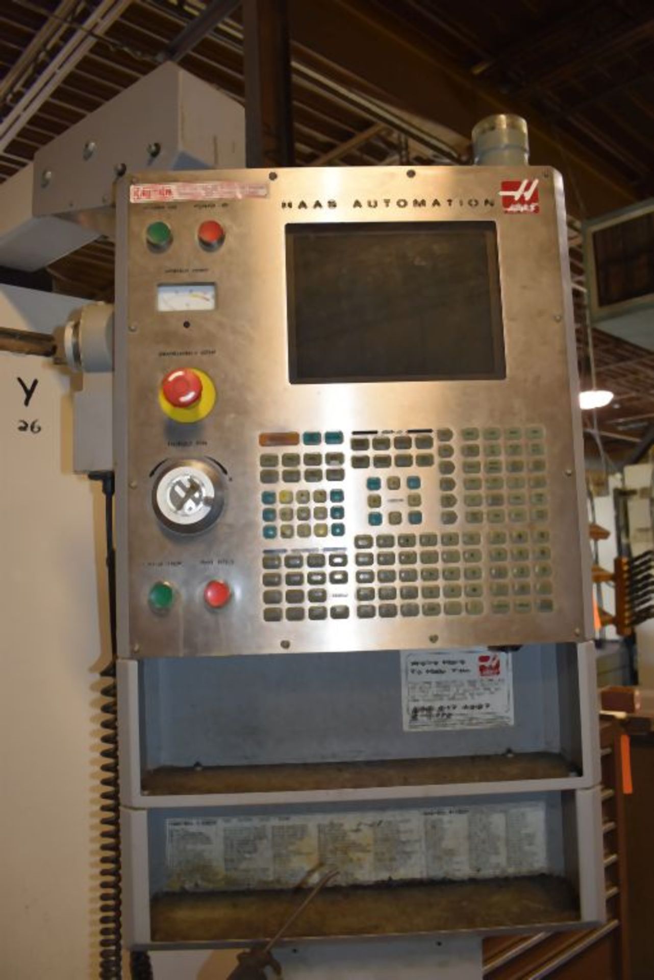 2005 HAAS CNC VERTICAL MACHINING CENTER, MODEL VF-5B/40, S/N: 45046, 52" x 23" T-SLOT TABLE, - Image 2 of 6