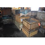 LOT OF (8) WOODEN CRATES, APPROX. 29"L x 29"D x 18"H - ONE ROW