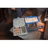 TRUE POWER 9 PIECE PUNCH AND DIE SET AND UNKNOWN MFG. PUNCH KIT