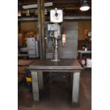 POWERMATIC/HOUDAILLE 20" DRILL PRESS, MODEL 1200, S/N: 420V054, 1.5 H.P. VARIABLE SPEED (100-2000
