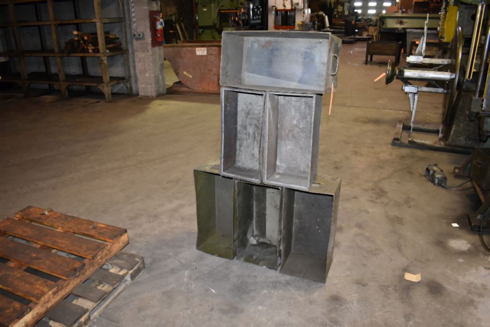 (6) STEEL BINS