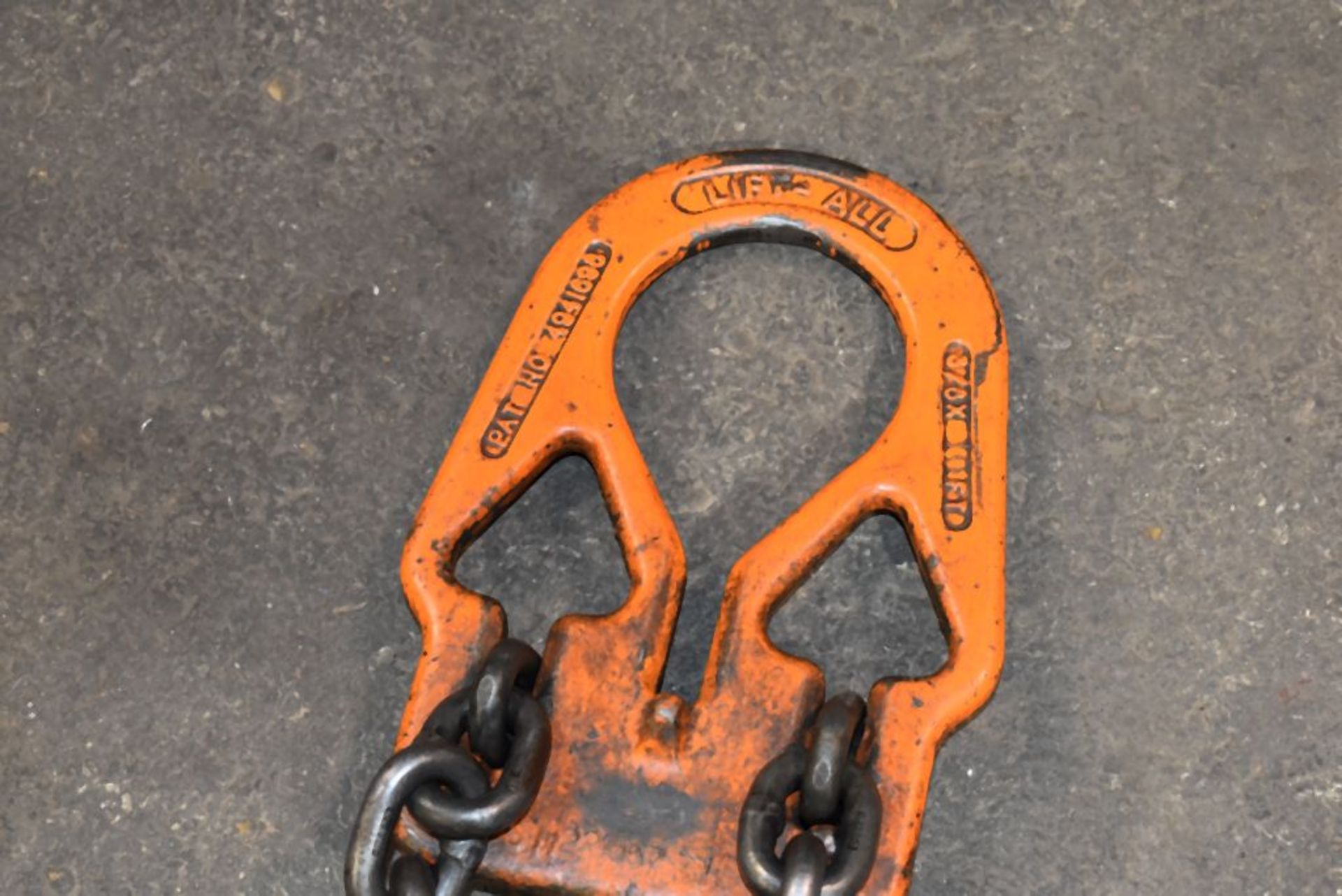 ADJUSTABLE LENGTH TWO GANG LIFTING CHAIN, 7,100 LB. CAPACITY, 3/8" x 10' - Image 2 of 2