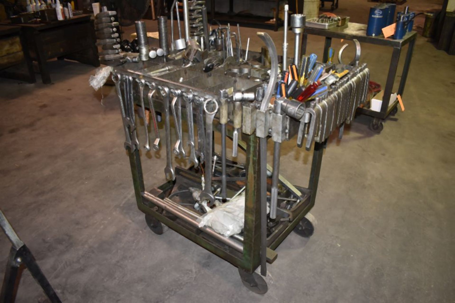 HEAVY DUTY TOOL CART WITH CONTENTS, LARGE ASSORTMENT OF TOOLS, 39"H x 24"W x 38"L - Image 2 of 2