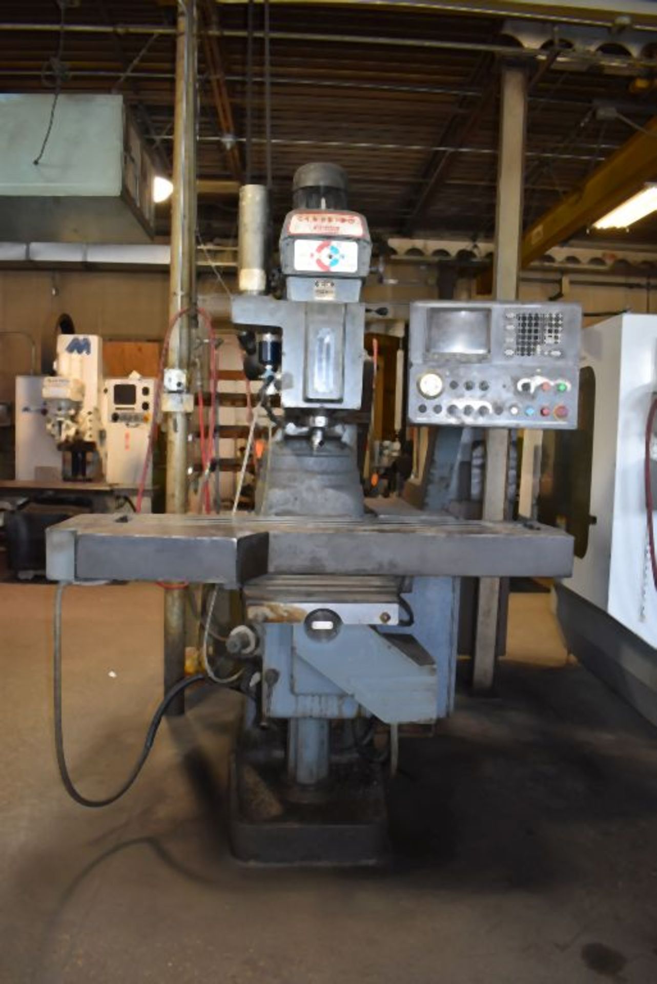 1993 CLAUSING KONDIA CNC VERTICAL MILL, MODEL CNC FV-300, S/N: Y-339, 58" x 11" T-SLOT TABLE, 4 H.P.