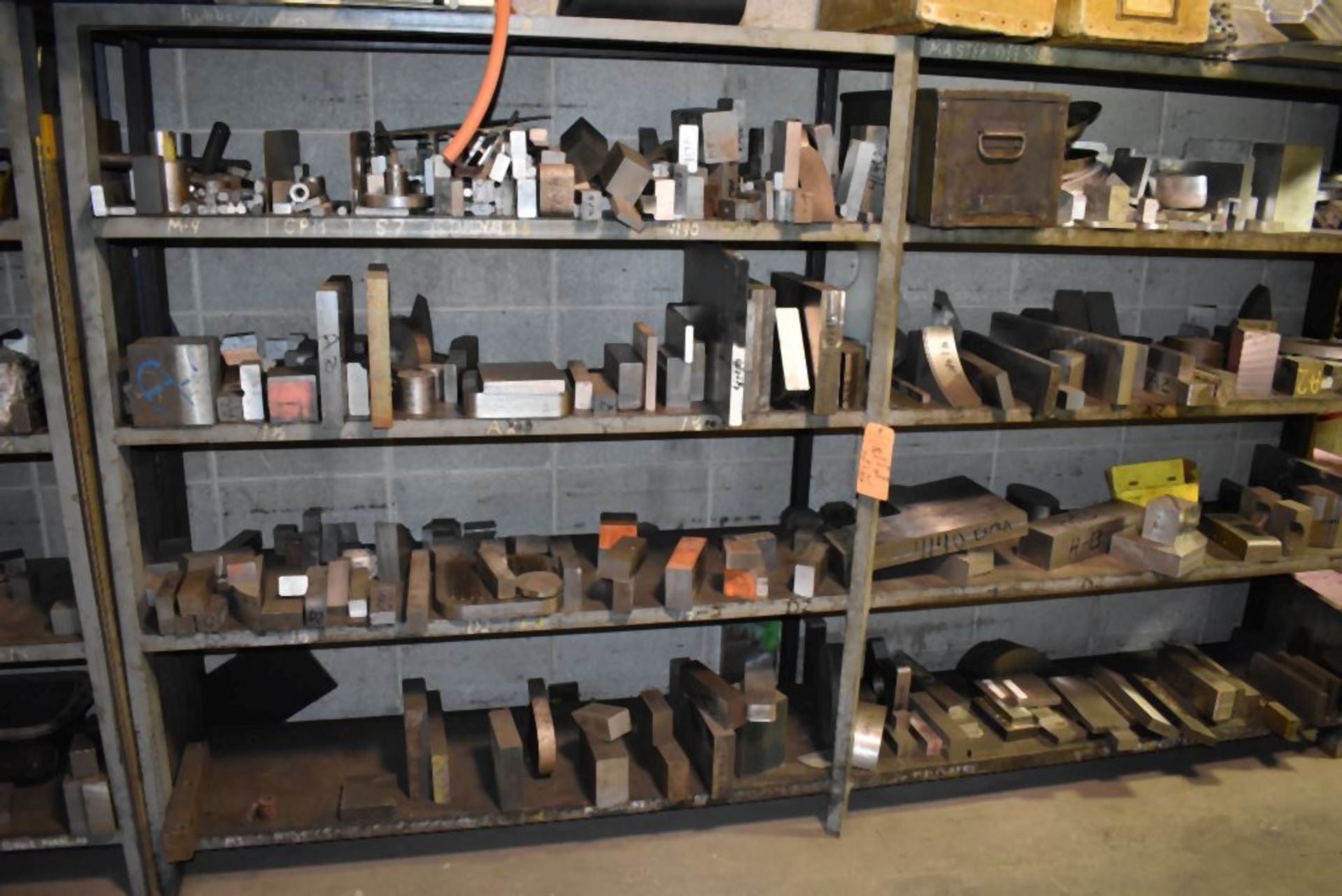 HEAVY DUTY STEEL SHELVING UNIT WITH CONTENTS, 10'2"L x 18"D x 66"H - Image 3 of 3