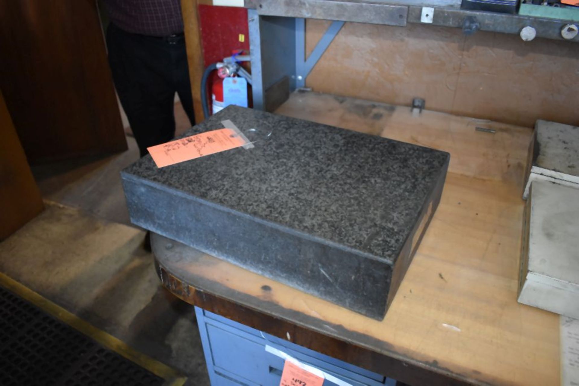 GRANITE SURFACE PLATE, 18" x 12"W x 4"THICK