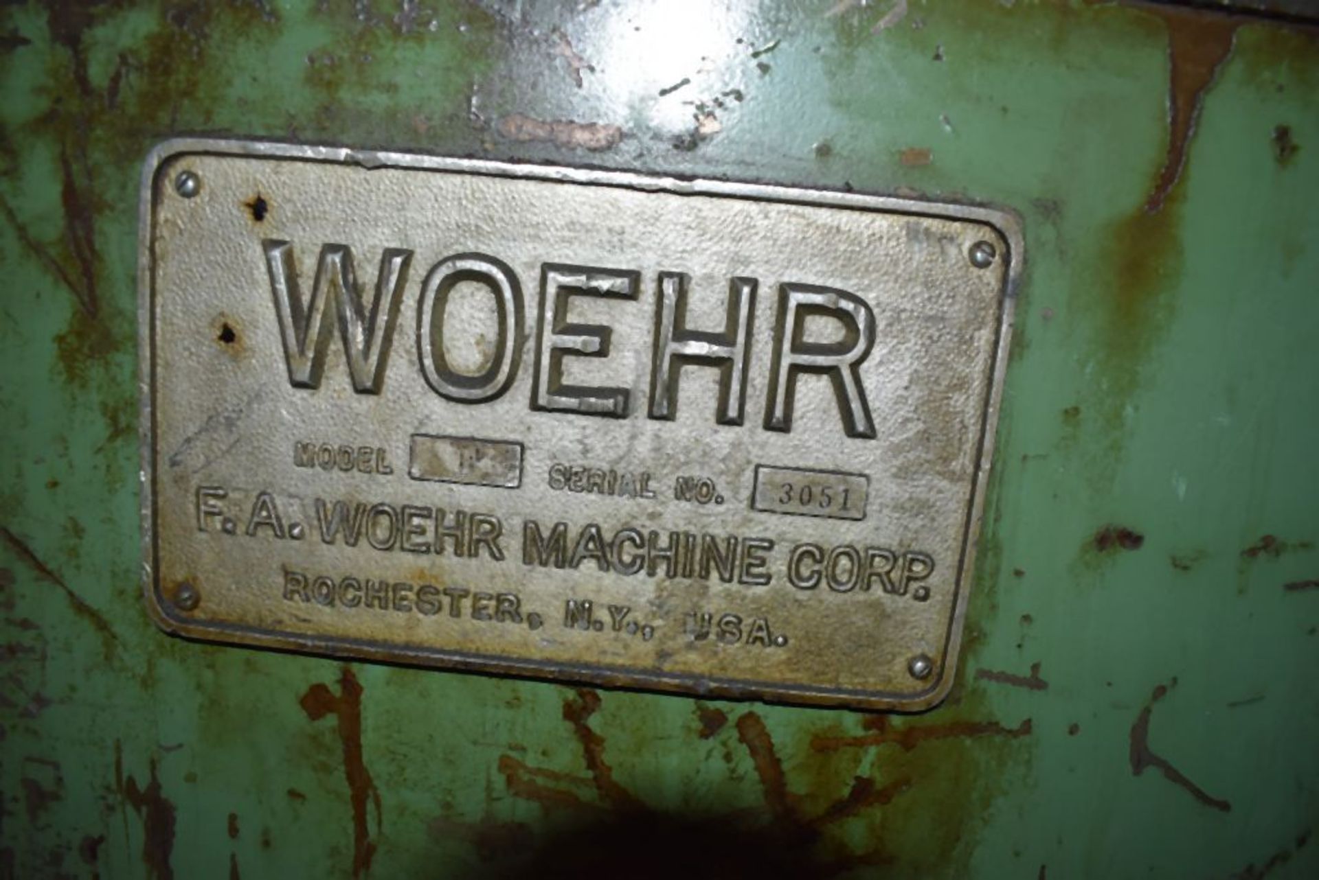 WOEHR MODEL F, S/N: 3051, 19.5", PRECISION LEVELER - Image 2 of 2